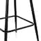 Elama 2 Piece Faux Leather Bar Chair in Green with Metal Legs ELM-799-37B-GRN - alternate 3