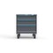 Strong Hold 3 drawer cabinet - (1x 6in, 1x 7in, 1x 9in) - Blue accents - Electronic Lock S3036-PCRAS-0303FS - alternate 1