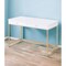 Homeroots 47" White and Gold Computer Desk With Two Drawers 347510 - alternate 4