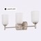 Vaxcel Laurelhurst 3-Light Vanity Light, Satin Nickel, Frosted White Glass, 22-In. Wide W0578 - alternate 7