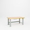 Pucel Hardwood Top Hydraulic Bench, 36 in W x 60 in D x 41 in H, Gray HBW-3660-E12 - alternate 1
