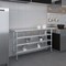 Amgood 18in D x 60in L Stainless Steel Table, Three Undershelves AMG WT-1860-3SH-Z - alternate 5