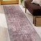 World Rug Gallery Vintage Transitional Boho Machine Washable Runner Rug 2 ft 6 in x 7 ft Multi 6038MULTI2X7 - alternate 1