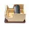 Scotch Tape Dispenser, 6 in Max. Tape Width, 3 in Tape Core Dia., Metal, Plastic, Putty P-56W - alternate 5