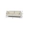 Homeroots 90" Cream Fabric Sofa With Black Legs 641003 - alternate 3