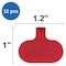 Grizzly Supply Small Cable Label, 1 in L, 1.2 in W, Hook and Loop Closure, Assorted Colors, 12PK GS-HLCL-Small - alternate 7