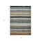Homeroots 3' X 5' Beige Gold And Brown Striped Washable Indoor Outdoor Area Rug 618250 - alternate 5