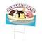 Signmission Banana Splits Yard Sign & Stake outdoor plastic coroplast window, C-DC-1824-Banana Splits C-DC-1824-Banana Splits - alternate 1