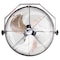 Maxx Air HVWM 18 Wall-Mount Fan, 3-Speed, 1350 cfm Low, 1400 cfm Medium, 1450 cfm High, 120 V, Black/Mill HVWM 18 - alternate 1