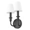 Z-Lite Tova Matte Black 2 Light Wall Sconce 3049-2S-MB - alternate 5