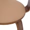 Leisuremod Modern Wooden Dining Chair, Walnut Color Frame in Brown, Brivo Collection BC22BR - alternate 5