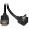 Tripp Lite HDMI Cable, Hi Speed, RA, M/M, M/M, 6ft P568-006-RA - alternate 1