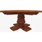 Homeroots 70" Brown Rounded Solid Wood Dining Table 488692 - alternate 3