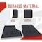 Mytee Products Black Semi Truck Floor Mats Liners for Cascadia Floor Mats w/Non-Slip - 1Pair MAT-FC2P-2D0816 - alternate 6