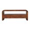 Homeroots 43in Brown Solid Wood Enclosed and Open Storage TV Stand 719186 - alternate 1