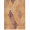 Homeroots 5' X 8' Orange Peach And Ruby Red Argyle Washable Indoor Outdoor Area Rug 613718 - alternate 5
