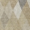 Homeroots 5' X 8' Wheat Taupe And Ivory Argyle Washable Indoor Outdoor Area Rug 613742 - alternate 4