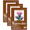 Strathmore 400 Series Watercolor Pad, Top Wire Binding, 12 Sheet, 9x12 inch, 3PK P440-1-03 - alternate 1