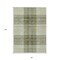 Homeroots 8' X 10' Artichoke Green Brown And Ivory Plaid Washable Indoor Outdoor Area Rug 596306 - alternate 5