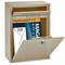 Mail Boss Olympus Locking Wall-Mount Drop Box, Tan, 16-Gauge Steel 805937 - alternate 7