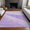 Homeroots 3' X 5' Lavender And Purple Geometric Washable Indoor Outdoor Area Rug 582476 - alternate 4