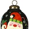 Homeroots Santa in Holiday Lights Hand Painted Mouth Blown Glass Ornament 477461 - alternate 4
