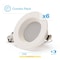 Infibrite 4 In. 2700K Soft White LED Retrofit Recessed Light 9W 750LM, Dimmable, Wet Rated, 6PK IB-005-2-9W-WH-6PK - alternate 1
