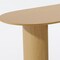 Homeroots 79" Natural Solid Wood Double Pedestal Base Oval Dining Table 721113 - alternate 5