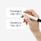 Fuel Stickers Write-On Equipment Labels for Job Sites, Blank Labels for Permanent Marker Use, Outdoor, 2x1, 4PK 2x1BLANK-Label-4PK - alternate 4