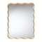 Baxton Studio Cassara Gold Scalloped Rectangular Accent Wall Mirror 264-14521-ZORO - alternate 1