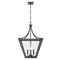 Z-Lite Montalcino Iron Ore 4 Light Chandelier 1961-4C-IO - alternate 5