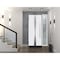 Vdomdoors Steel Door Deux 1744 Natural Oak Sidelight Exterior White Window Stainless Inserts Single Modern Pa DEUX1744EXD-OAKW-W36+14xH80-RH-O - alternate 6