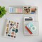 Martha Stewart Kerry Plastic Stackable Office Desk Drawer Organizers with Gold Trim, Set of 6 BE-PB3685-G-6-CLRGLD-MS - alternate 3