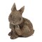 Homeroots Set of Three Brown Resin Bunny Outdoor Statues 721386 - alternate 6