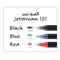 Uni-Ball Jetstream 101 Hybrid Gel Pen, Stick, Bold 1 mm, Black Ink, Black Barrel, 12PK 1768011 - alternate 6