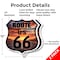 Signmission Route Us 66 Sunset, 12 inch X 12 inch, Aluminum Metal Sign, 2PK SHI-A-2PACK-12-482 - alternate 3