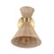 Jonathan Y Zoey 10" 1-Light Mid-Century Vintage Retro Rattan/Metal LED Sconce w/Adjustable Shade, Light Brown/Br JYL1601A - alternate 4