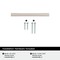 Amerock Cityscape 3 inch (76mm) Center-to-Center Satin Nickel Cabinet Pull, 25PK 25VMP37130G10 - alternate 2