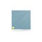Ghent Aria Low Profile Glassboard, Magnetic, 4'H x 4'W, Square, Denim ARIASM44DM - alternate 1