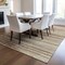 Homeroots 8' X 10' Brown Beige And Ivory Striped Washable Indoor Outdoor Area Rug 597232 - alternate 6