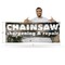 Signmission Chainsaw Sharpening and Repair, 24 Inch x 72 Inch, Vinyl Banner B-72-30514 - alternate 4