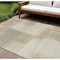 Homeroots 10' X 14' Taupe Geometric Washable Indoor Outdoor Area Rug 608788 - alternate 1
