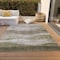 Homeroots 3' X 5' Taupe And Beige Abstract Washable Indoor Outdoor Area Rug 605001 - alternate 5