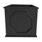 Leisuremod Sprout Square Fiberstone & MgO Clay Planter with Protective Cover, Weatherproof, No Assembly SP13BL - alternate 3