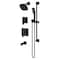 Symmons Verity HydroMersion Double Handle Tub and Shower Trim Kit with Hand Spray (Valve Not Included) 4996MB15TRM - alternate 1