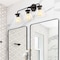 Jonathan Y Kondo 27" 3-Light Modern Farmhouse Iron LED Vanity, Oil Rubbed Bronze/Clear JYL9908A - alternate 4