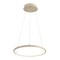 Jonathan Y Brice 15.75" Modern Contemporary Metal Round Dimmable Integrated LED Pendant, Beige JYL7202H - alternate 1