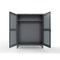 Strong Hold 14 GA Industrial Ventilated (Diamond) Uniform Cabinet with Hanger Rod 56-V-WR-241-L - alternate 1