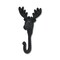 Homeroots 3" Black Cast Iron Deer Stag Wall Hook 612085 - alternate 5