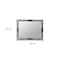Homeroots 28" Gray Framed Accent Mirror 485022 - alternate 5